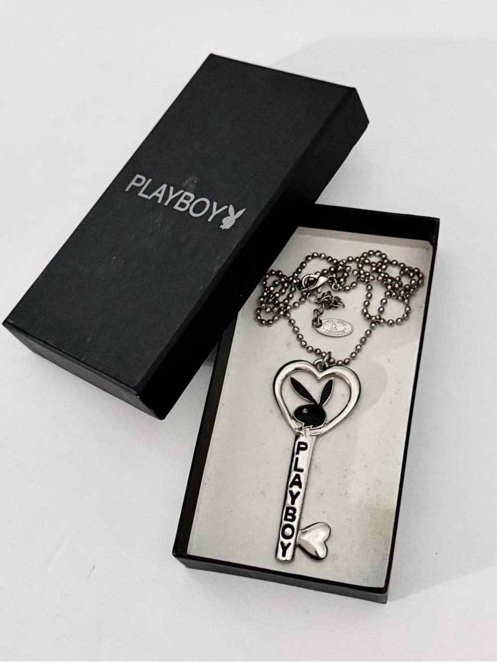 Playboy Y2K bunny key necklace